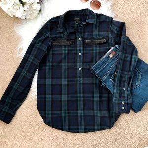 J Crew Beaded Popover